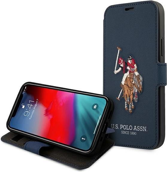 Actual product image U.S. Polo US Polo USFLBKP12MPUGFLNV iPhone 12/12 Pro 6.1" Grenade / Navy Book Polo Embroiderer (Apple iPhone 12)