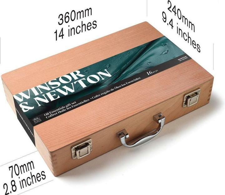 Actual product image Winsor & Newton Oil colour Oil Winton wooden box 8 x 37 ml (Multicoloured)
