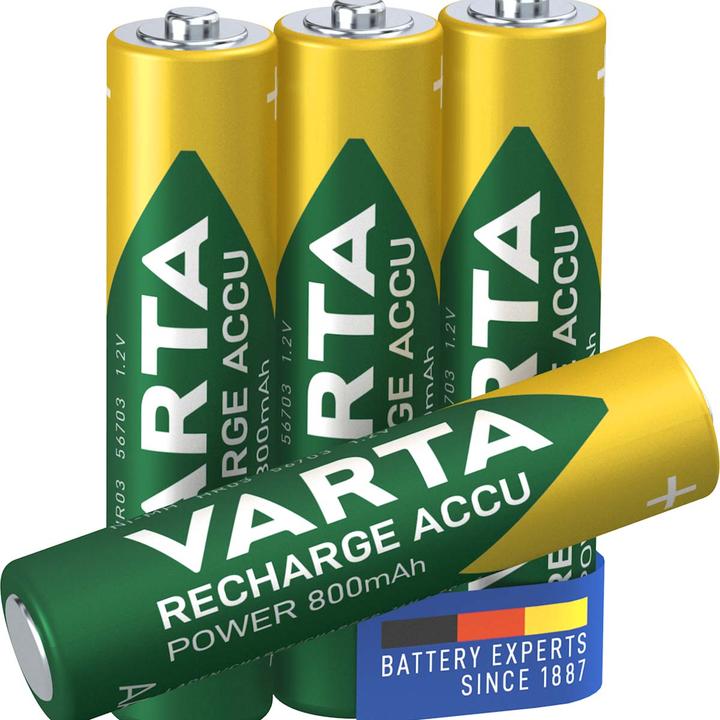 Actual product image Varta Recharge Accu Power (4 pcs., AAA, 800 mAh)