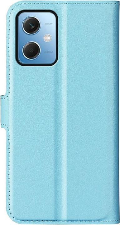 Actual product image Cover-Discount Xiaomi Poco X5 - Leather Case Cover blue (Xiaomi Poco X5, Xiaomi Redmi Note 12 5G)