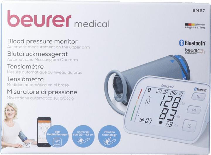 Actual product image Beurer Bm 57 (Blood pressure monitor upper arm)