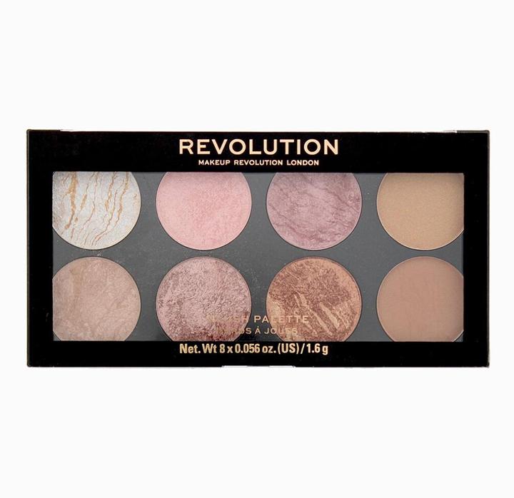 Produktbild Makeup Revolution bronze and blush palette Ultra Blush Palette Golden Sugar (Golden Sugar)