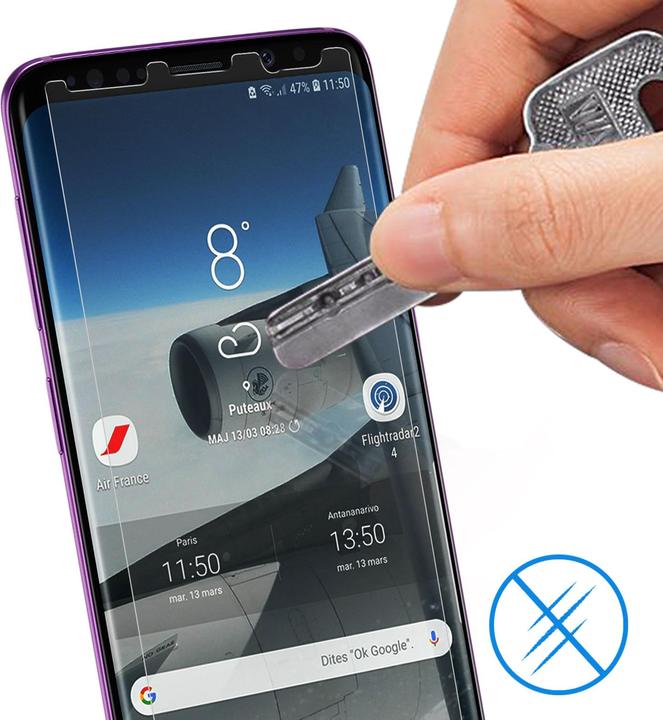 Produktbild Avizar Flexible Displayschutzfolie (1 Stück, Samsung Galaxy S9)