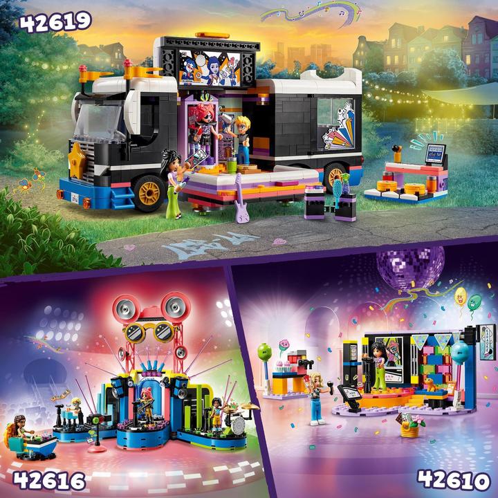 Image du produit LEGO 42619 Bus de tournée Popstar (42619, LEGO Friends)