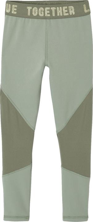 Actual product image Vertbaudet Mädchen Sport-Set: Sweatshirt mit goldener Schrift und Recycling-Polyester & Leggings (92)