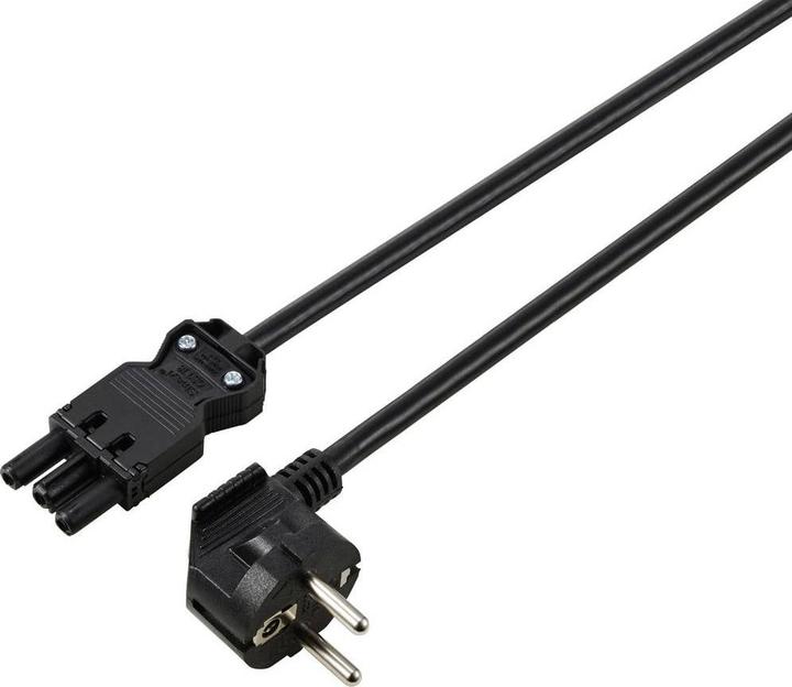 Actual product image Sygonix SY-6676352 Anschlussleitung Schwarz 7.5 m (7.50 m)
