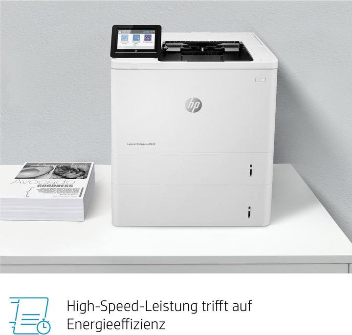 HP LaserJet Enterprise M612dn (Laser, Schwarz-Weiss)