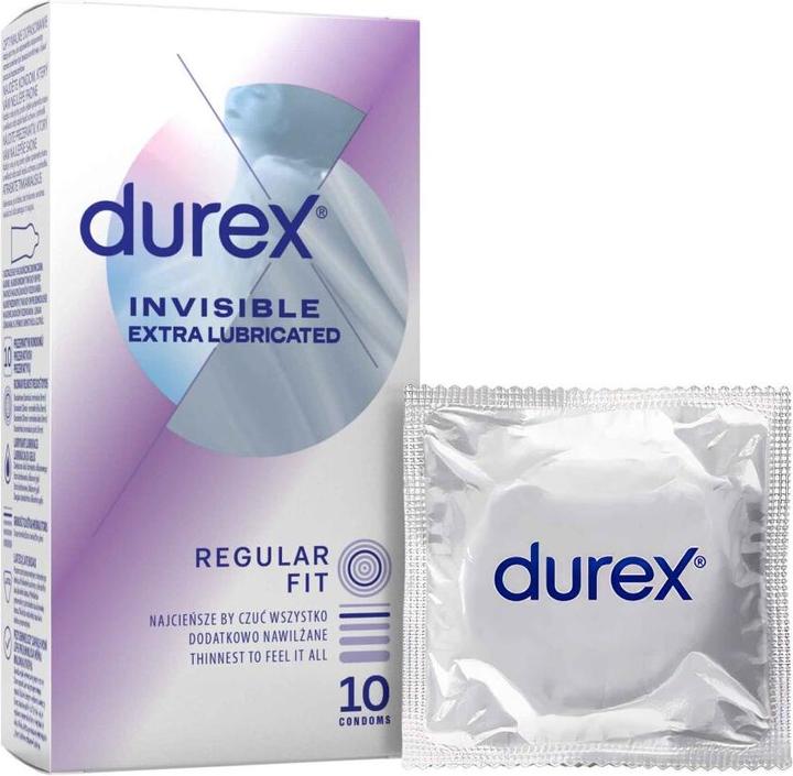 Image du produit Durex Invisible Extra Lubricated (10 pcs)