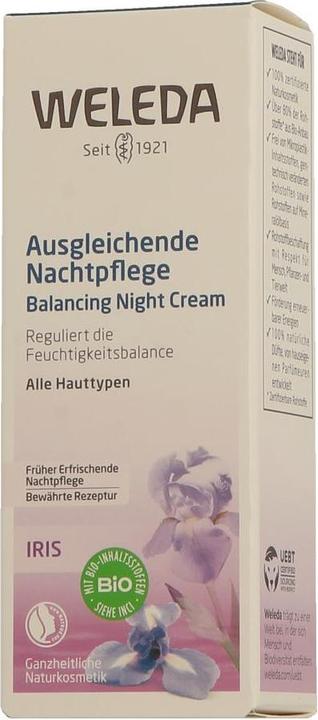Immagine prodotto Weleda Iris Erfrischende Nachtpflege (30 ml, Crema notte)