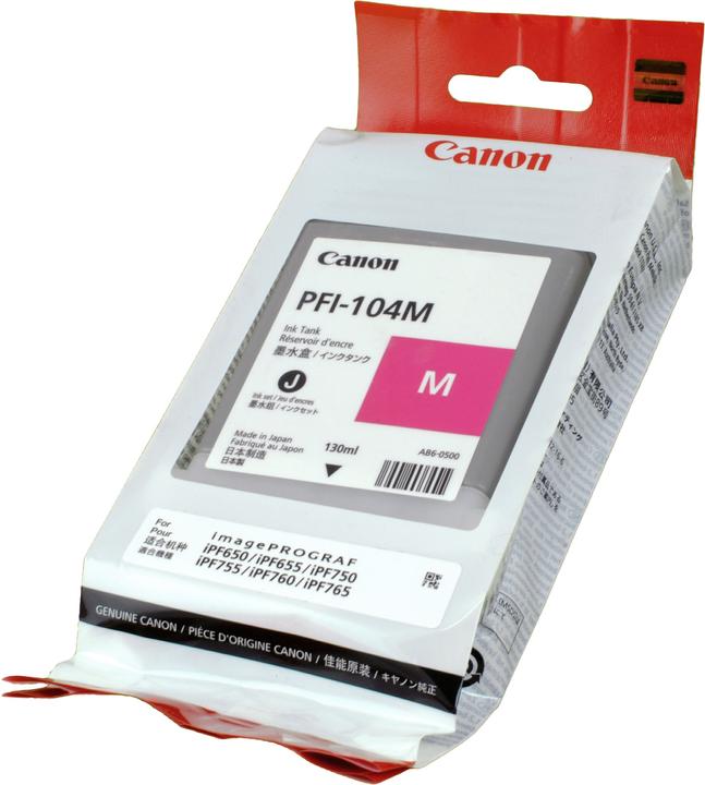 Actual product image Canon Pfi-104m (M)