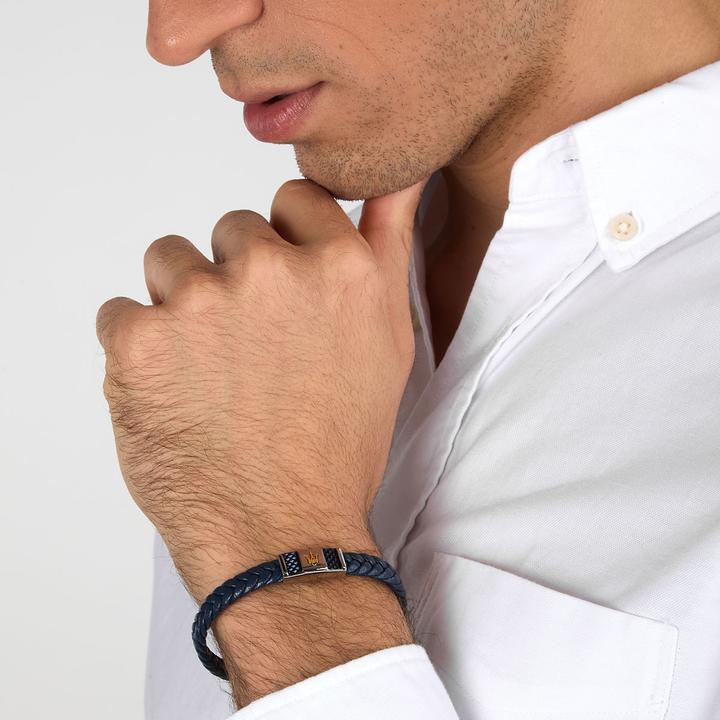 Immagine prodotto Maserati Armband (19 cm, Acciaio inossidabile, Cuoio)