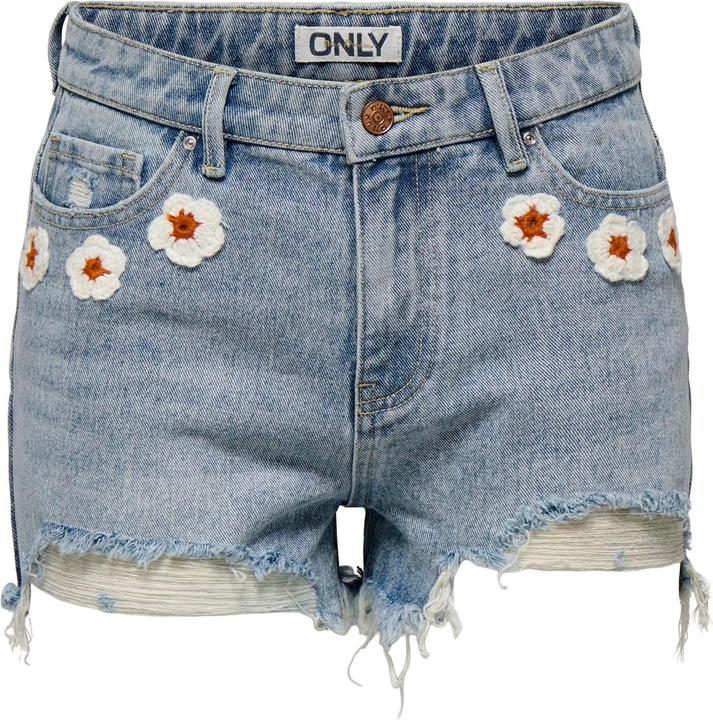 Only ONLPACY Hohe Taille Normal geschnitten Jeans-Shorts Jeans-Shorts (S)