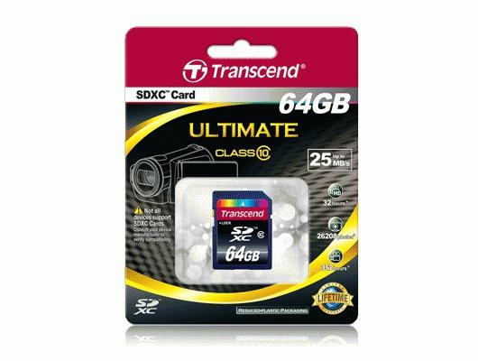 Immagine prodotto Transcend SDXC Ultimate 200x (64 GB, SDXC, U1, UHS-I)