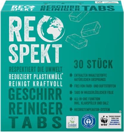 MGA Respekt, Geschirrspüler Tabletten, 30 Stücke