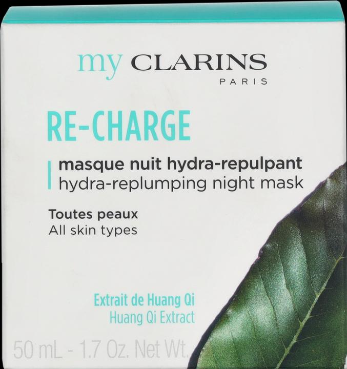 Actual product image Clarins Re-Charge Hydra-Replumping Night Mask (50 ml)
