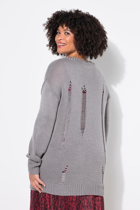 Produktbild Angel of Style Pullover, Loose Fit, Destroyed-Look (60)