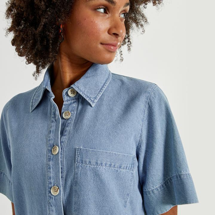 Image du produit La Redoute Collections Robe courte en jean (42)
