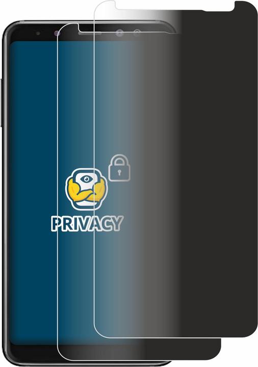Produktbild BROTECT Sichtschutzfolie Anti-Spy Privacy Folie Blaulicht-Schutz (2 Stück, Samsung Galaxy A8 (2018))
