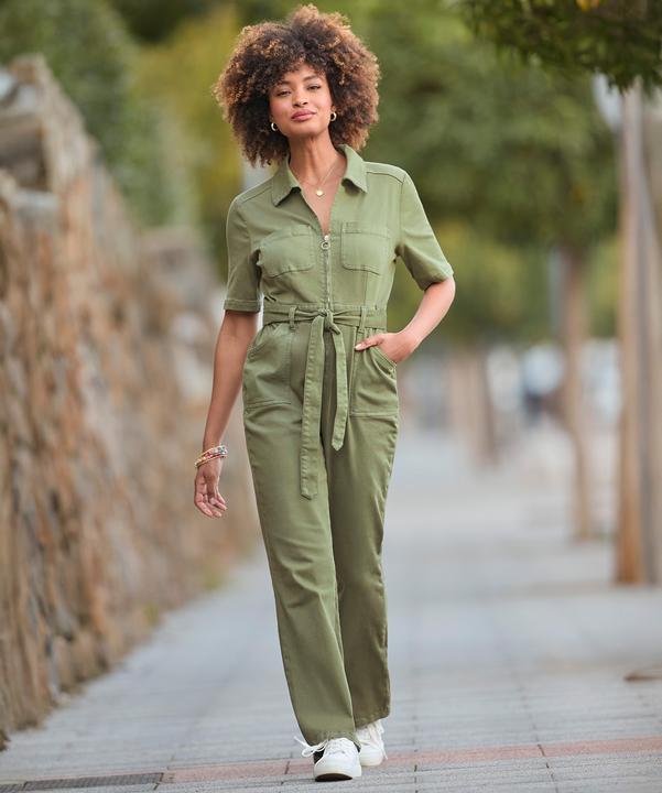 Actual product image Joe Browns PETITE Embroidered Belted Jumpsuit (42)