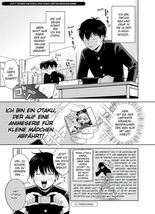 Actual product image Panini Gibt's denn keine Gyaru, die nett zu Otaku sind?! 01 (German, Sakana Uozumi, Norishirochan, Benjamin Rusch, 2024)