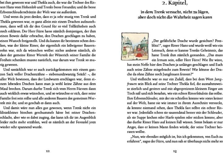Produktbild Der kleine Ritter Trenk und der Grosse Gefährliche (Deutsch, Kirsten Boie, 2011)