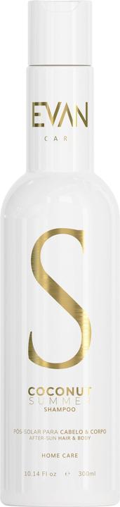 Image du produit Evan Shampooing d'été à la noix de coco pour les cheveux et le corps 100 ml (100 ml, Shampoing liquide)