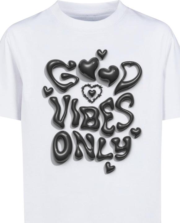 Actual product image Mister Tee MisterTee Kids Good Vibes Only Heart Tee - 166557 (146, 152)