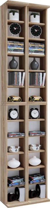 Immagine prodotto VCM Legno CD DVD Stand Scaffale Almera (42 x 20 x 180 cm)