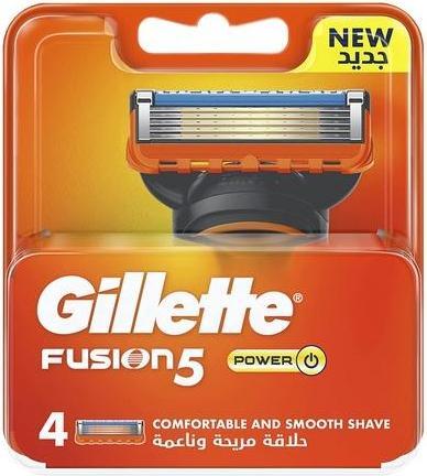 Actual product image Gillette - Fusion Power (4 Pcs) - Replacementades