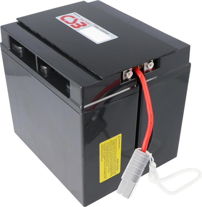 Produktbild CSB USV Ersatz-Akku, kompatibel zu APC-RBC7, SU1000XLJ, SU1400, DLA1500I, etc. vormontiert mit Kabel und