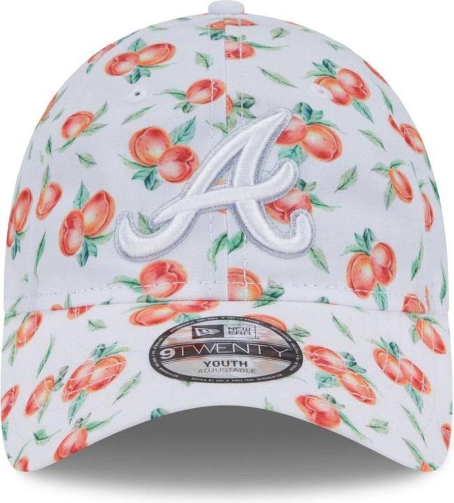 Actual product image New Era 9Twenty Kinder Youth Cap - PEACHES Atlanta Braves (54, 55, 56)