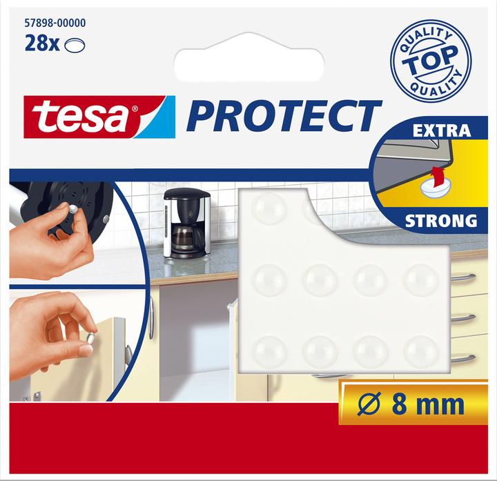 tesa Protect (Stop dampers, Universal glider, 28 Piece)