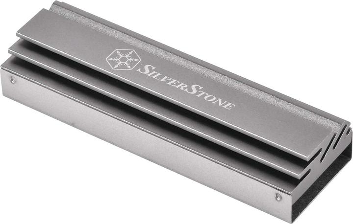 Actual product image Silverstone TP04 M.2 passive cooler, aluminum