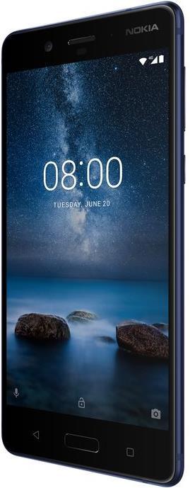 Image du produit Nokia 8 (64 Go, Bleu tempéré, 5.30", SIM simple, 13 Mpx, 4G)