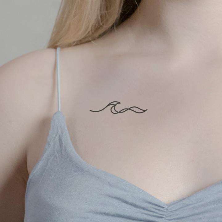 Image du produit minink Tatouage temporaire - Vagues