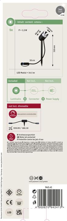 Actual product image Paulmann Plug & Shine Pike (370 lm, IP65)