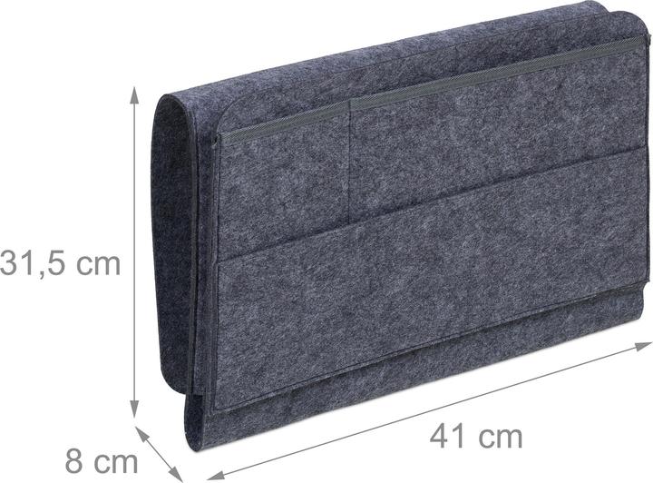 Actual product image Relaxdays 2x bed bag (41 x 8 x 31.5 cm)