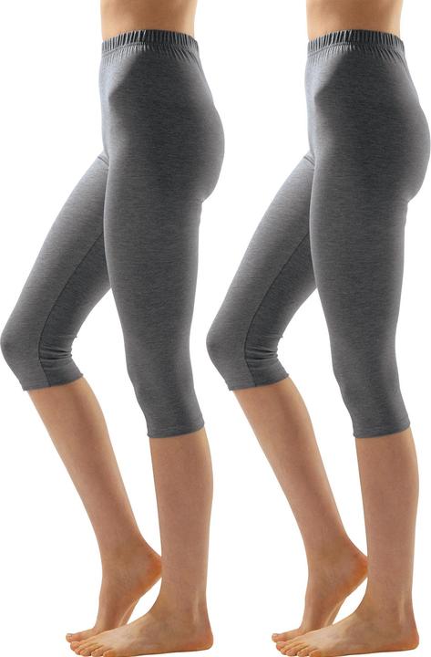 Produktbild Erwin Müller Damen-Capri-Leggings 2er-Pack (40, 42)