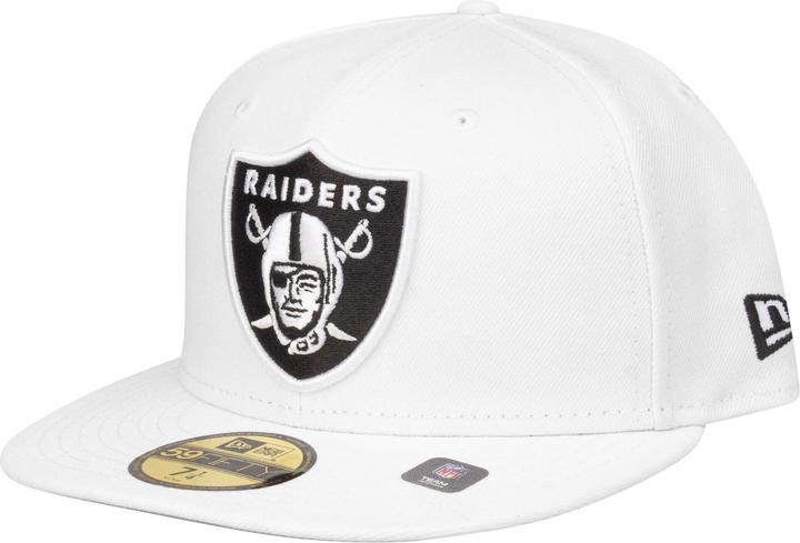 New Era 59Fifty Fitted Cap - Las Vegas Raiders weiss - 7 3/8 (7 3/8)