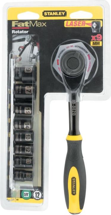 Produktbild Stanley Rotator Umschaltknarre (13 mm, 5 mm, 11 mm, 8 mm, 6 mm, 9 mm, 7 mm, 5.5 mm, 4 mm, 10 mm)