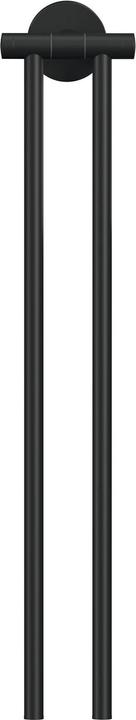 Image du produit tesa Porte-serviettes MOON BLACK à deux bras avec solution adhésive sans perçage