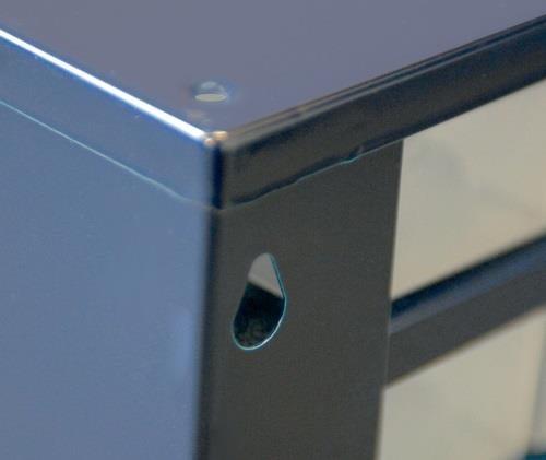 Actual product image Raaco Small parts magazine W.306xD.150xH.552mm sheet steel dark blue/transp./drawer made of PP (30.60 cm, 55.20 cm)