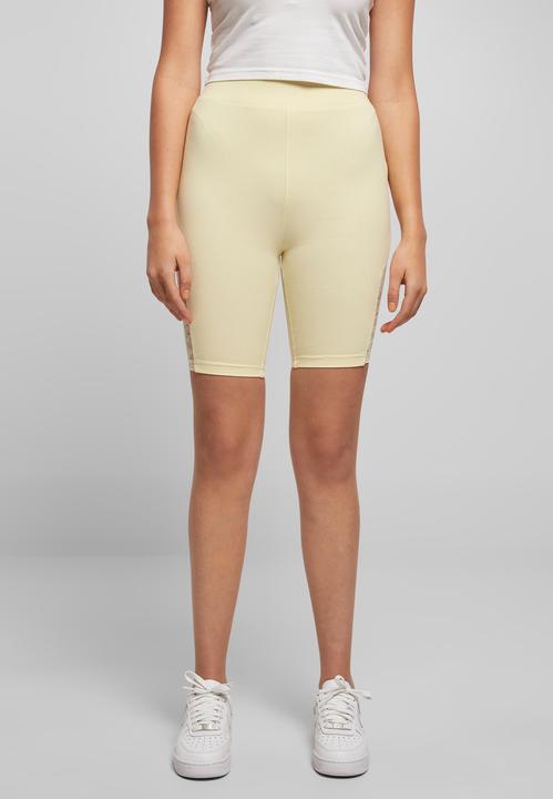 Actual product image Urban Classics Ladies High Waist Lace Inset Cycle Shorts - 16956 (4XL)