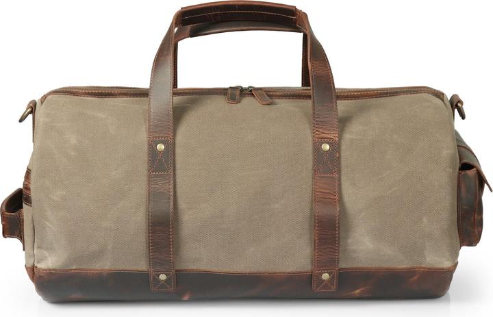 Only-Bags.Store Handgefertigte Weekender-Tasche aus feinstem Leder, hochwertige, strapazierfähige Reisetasche aus