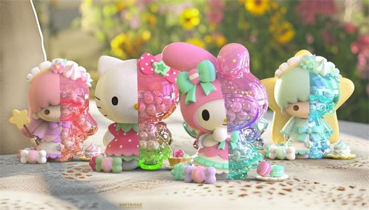 Image du produit Mighty Jaxx Sanrio Floral Daydream Series Kandy 4 inch Vinyl Figure Blind Box Display (6)