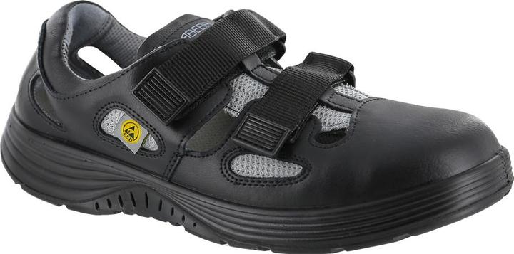 Produktbild Abeba Sicherheits-Sandale S1 ESD X-LIGHT, schwarz, Gr.48 (S1, 48)