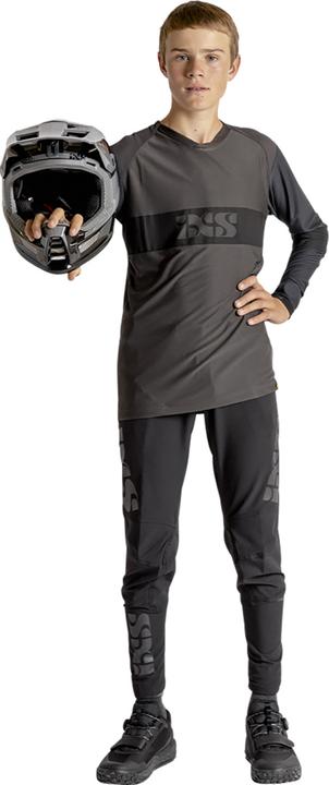 Image du produit iXS Maillot manches longues Trigger EVO Kids - Anthracite-Black (S)