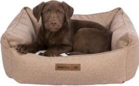 Image du produit Trixie Farello lit, square, 80 × 60 cm, brown/white (Chien)