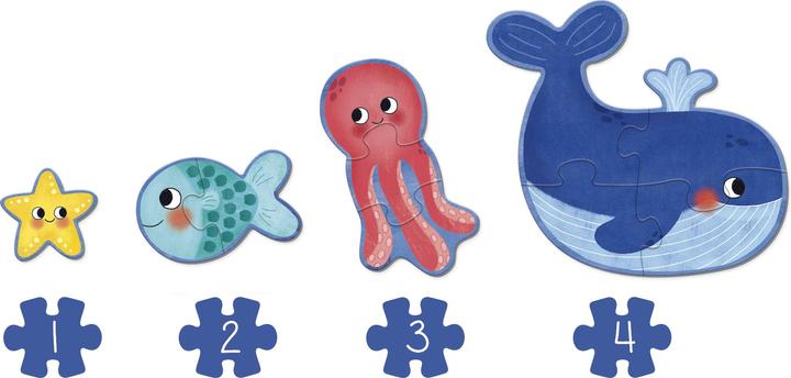 Actual product image Goula Puzzle XXL 13 pieces Ocean (18 pieces)