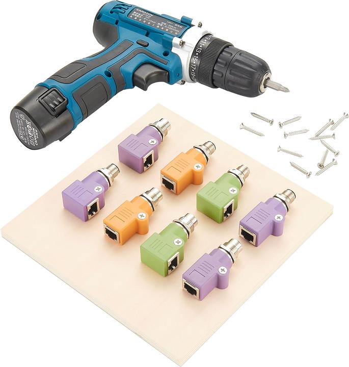 Actual product image Exsys Adapter M12 X-code m - RJ45 f (RJ45 (1x))